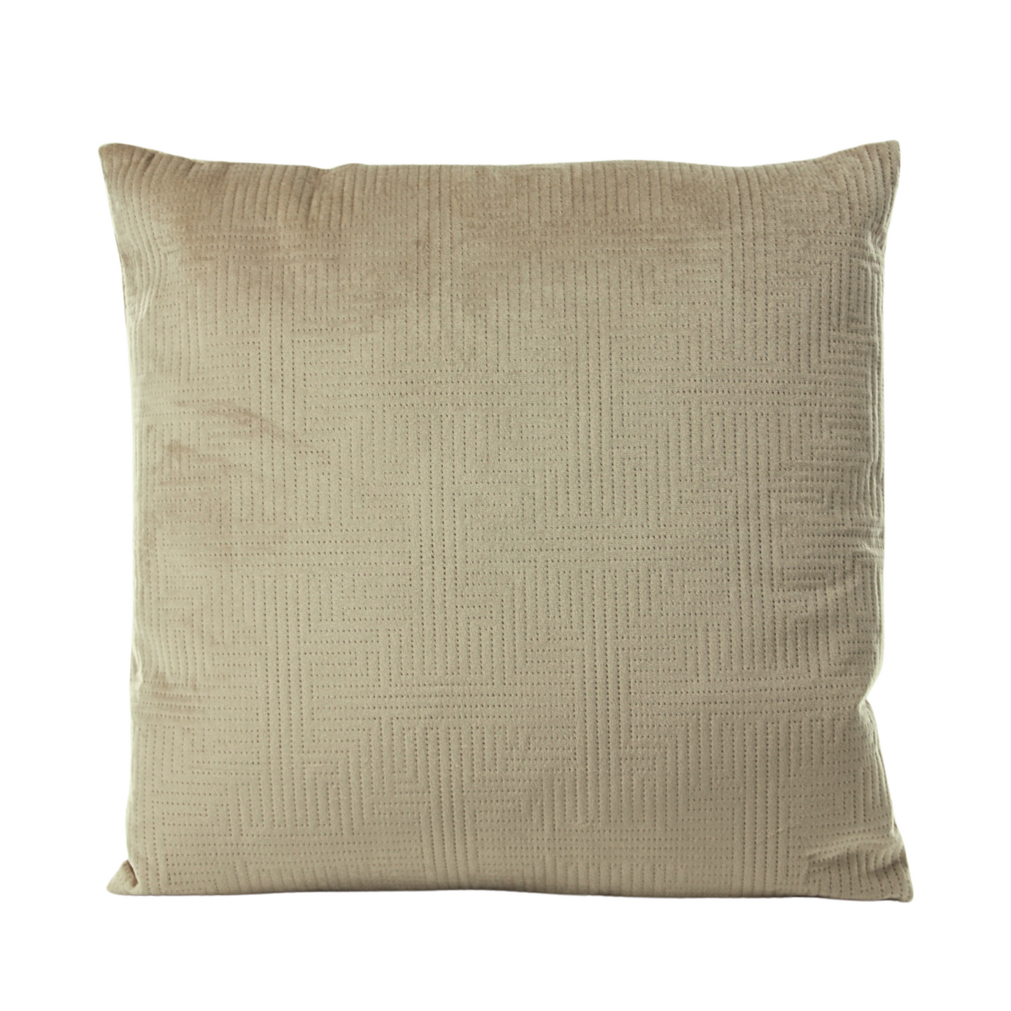 Kissen Samt beige