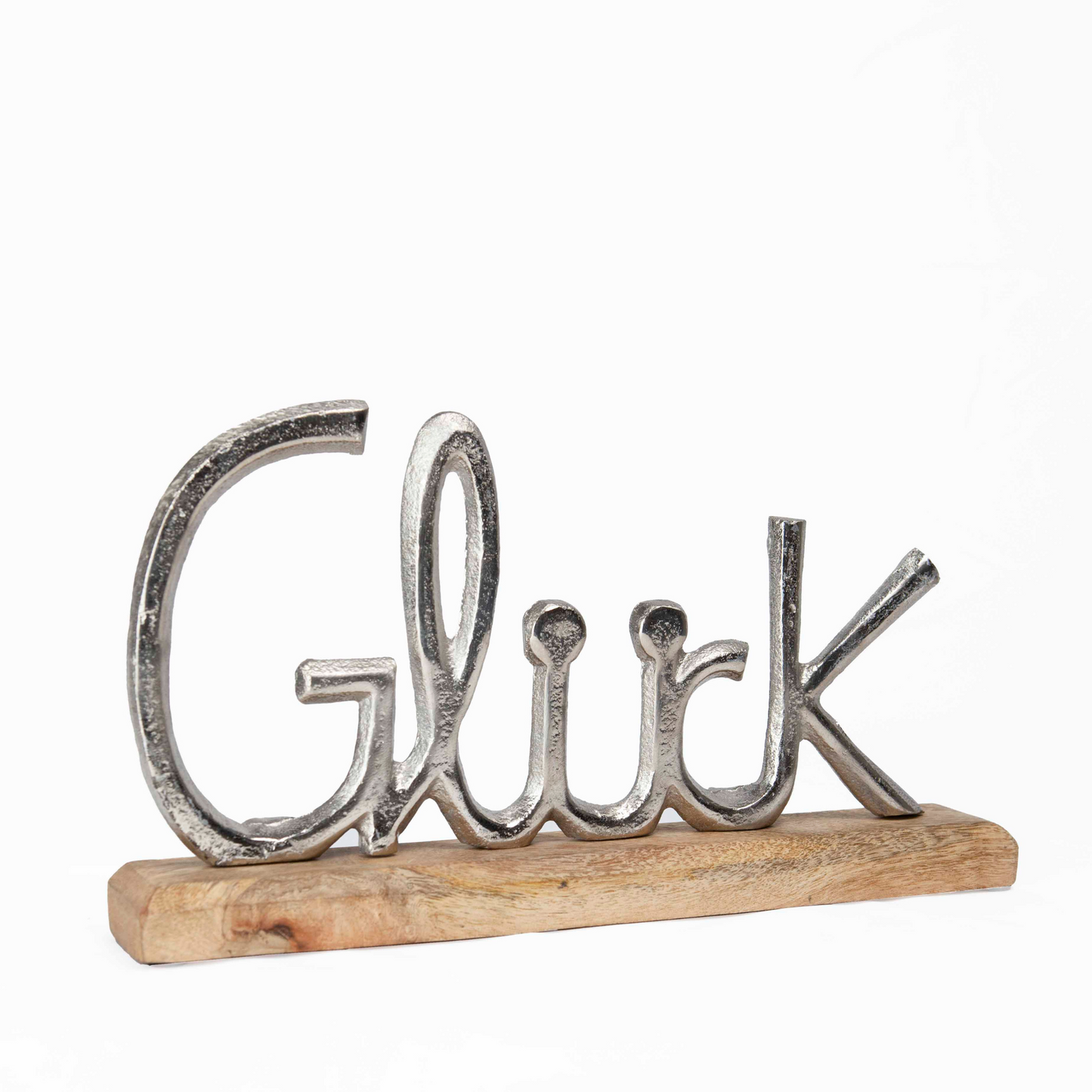 Schriftzug Glück